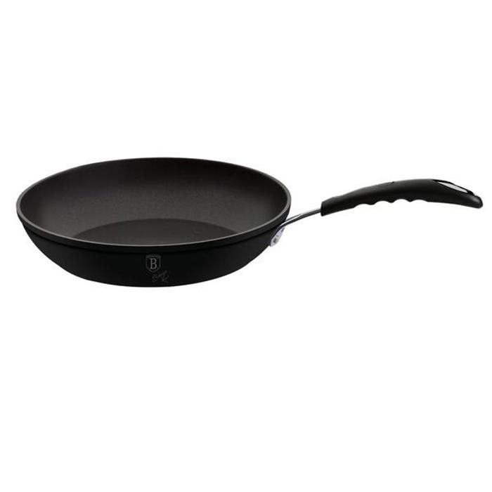 "Poêle à frire, 28 cm, ligne professionnelle noire PROTECTEUR GRATUIT Passe au four.