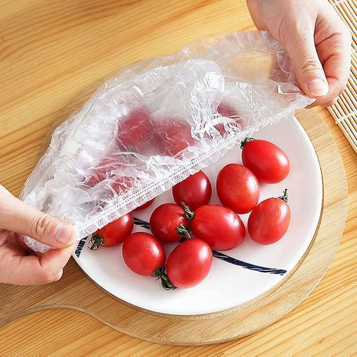 100 sacs de conservation des aliments réutilisables élastiques a fermeture extensible