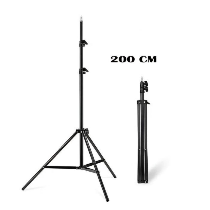 Support de Studio Universel 200cm Trépied Pour Ring Light / Soft Box / Caméra / Téléphone