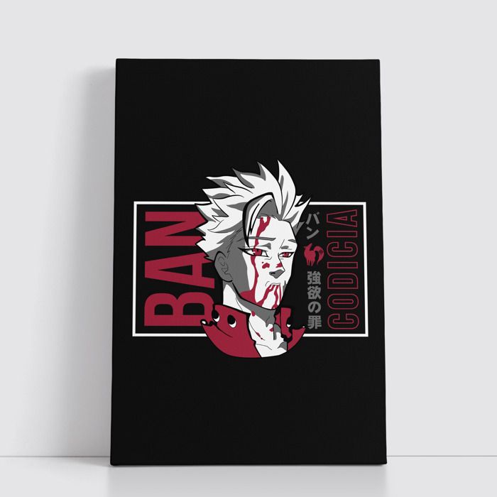 Tableau Manga Japonais sur Toile – Affiche Murale Anime 25x40 cm pour Déco Otaku 62