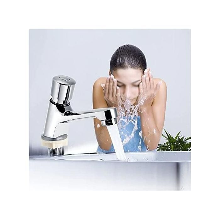 Robinet de lavabo fermeture automatique
