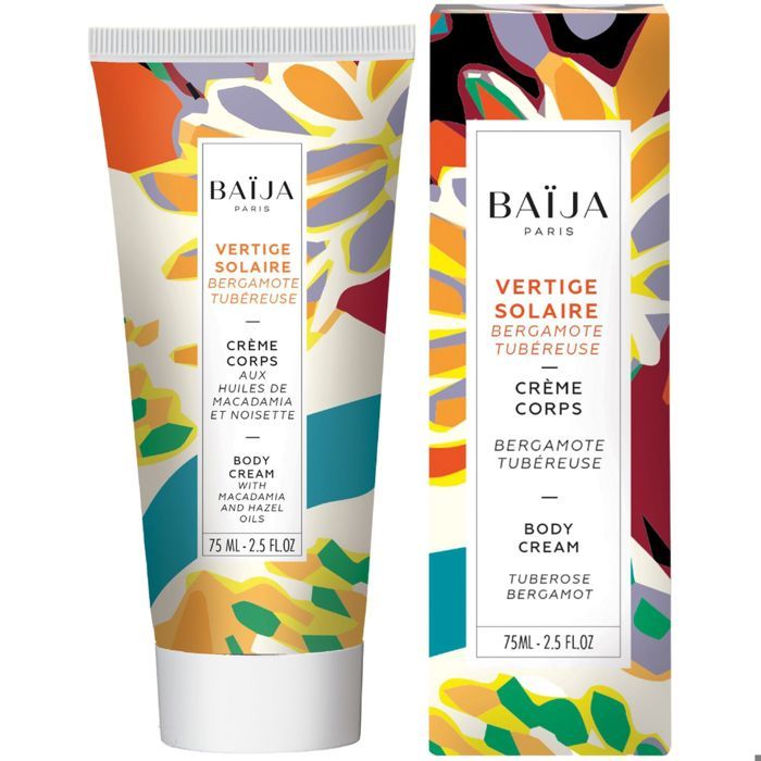 Crème Corps - BAIJA PARIS - Vertige Solaire - 75ml - Huiles Nourrissantes - Parfum Bergamote Tubéreuse