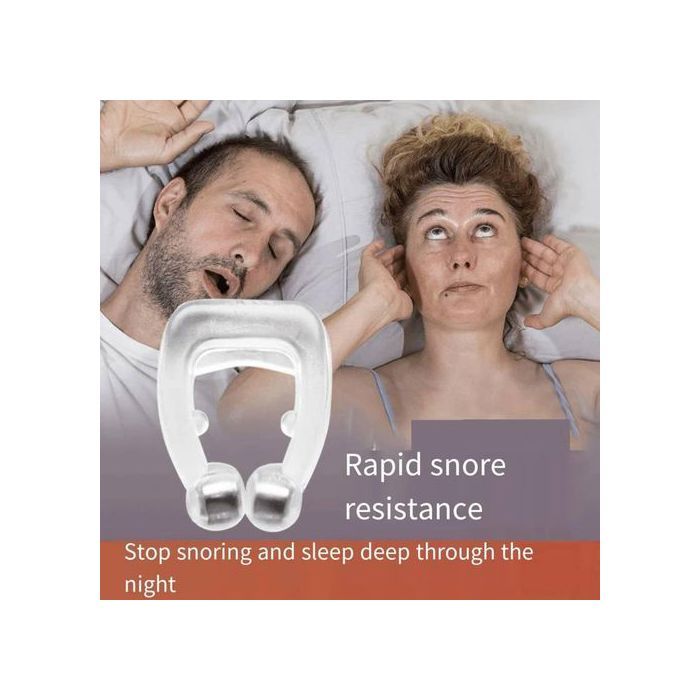 4 pièces Pinces Nasales Anti-Ronflement pour Hommes - Inodore, Sans Batterie, Dispositif d'Aide au Sommeil