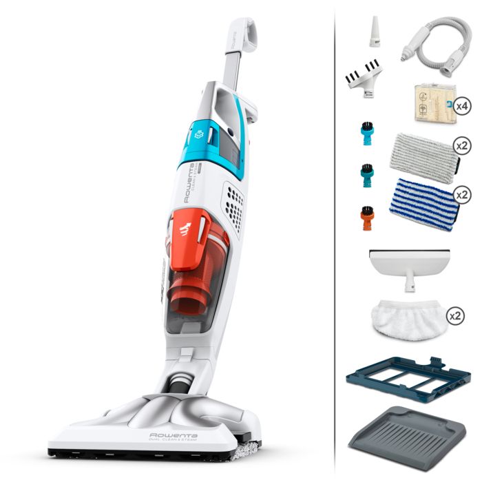 Rowenta Nettoyeur vapeur, Aspire et lave en même temps à la vapeur RY8544WH