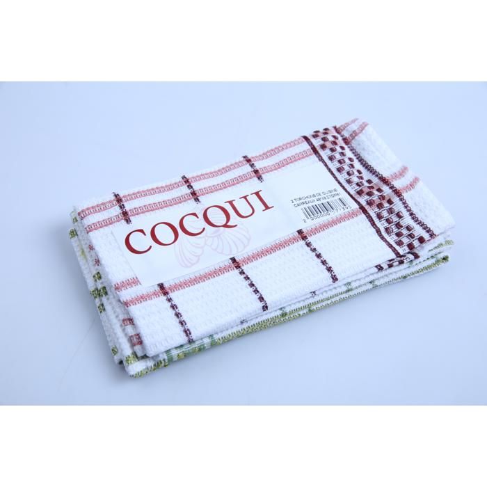 Torchons de cuisine - GENERIC - ZTDM61 - 48x48 cm - Motif à carreaux - Tissu absorbant