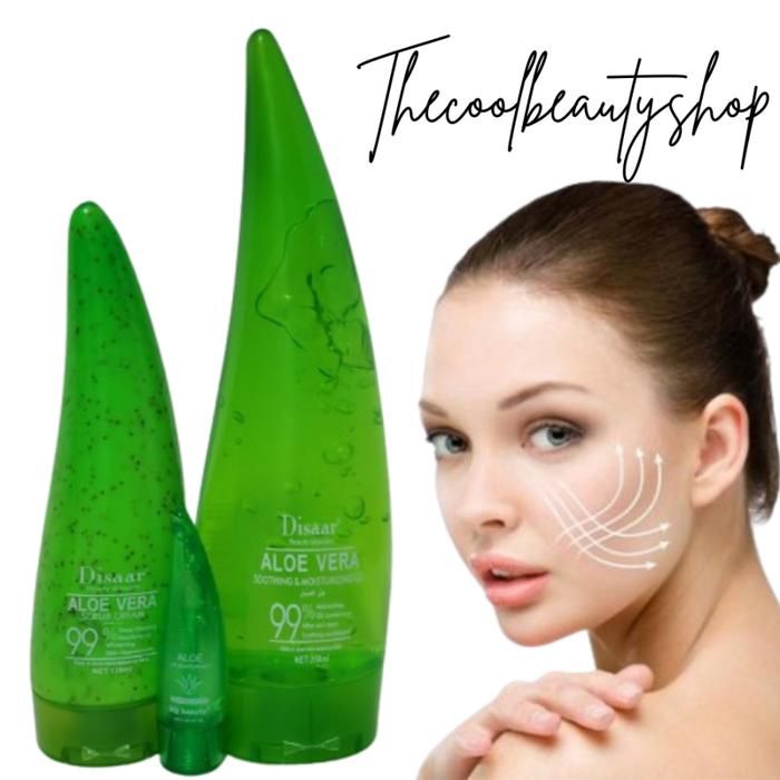 Ensemble de Gel Aloe Vera Care + Gommage Corps Aloe vera + gloss