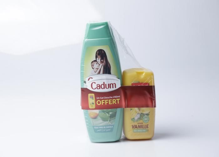 Pack de 2 Cadum 380ml Aloe Vera + Gel Douche Tahiti