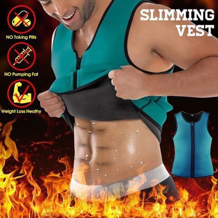 Gilet de Fitness - Hot Sweat Suna - Multicolor - Ceinture Abdo - Transpiration Maximale - Minceur
