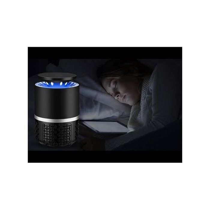 Lampe Anti-Moustiques - Hbm - Électrique USB - Lumière Violette - Non Toxique - Silencieuse