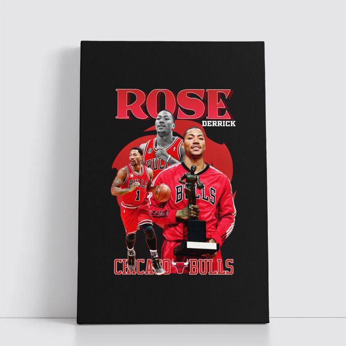 Tableau NBA sur Toile – Affiche Murale 25x40 cm avec Équipes et Joueurs Légendaires du Basket 213