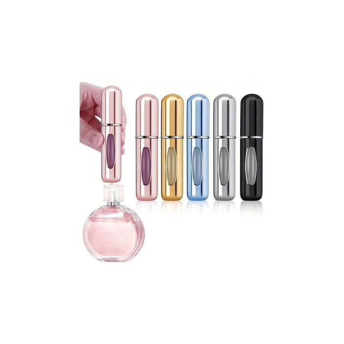 6 pièces Bouteilles d'atomiseur de parfum mini portables rechargeables