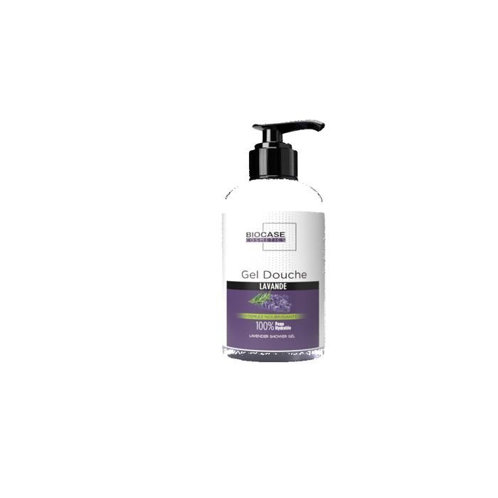 Gel Douche - Biocase Cosmetics - Lavande - 500ml - Sans Parabène - Mousse
