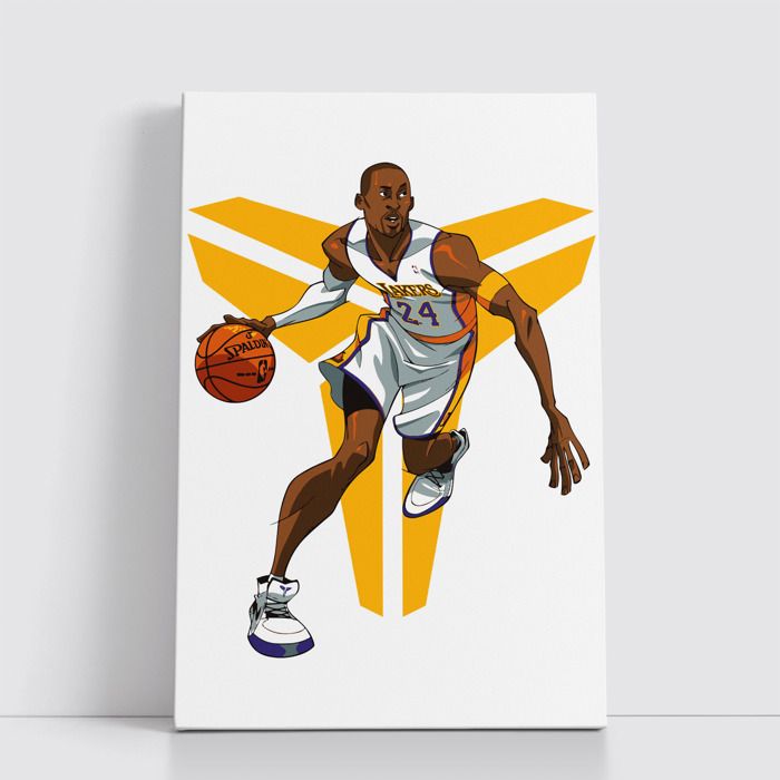 Tableau NBA sur Toile – Affiche Murale 25x40 cm avec Équipes et Joueurs Légendaires du Basket 103