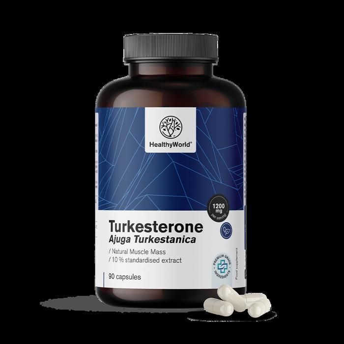 Turkestérone 1200 mg - 90 gélules - Made in Slovenia