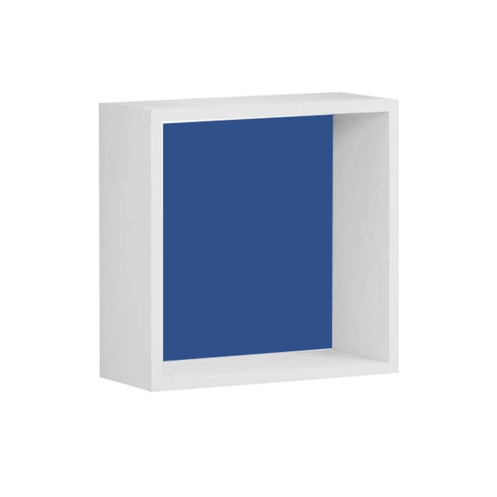 Cube mural - PASSION - 30x30 cm - Bois de qualité supérieure - Blanc - Contemporain