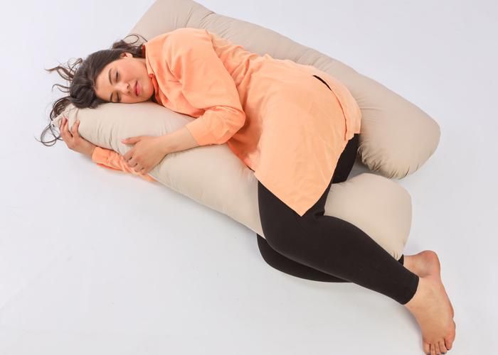 Coussins de grossesse géant beige
