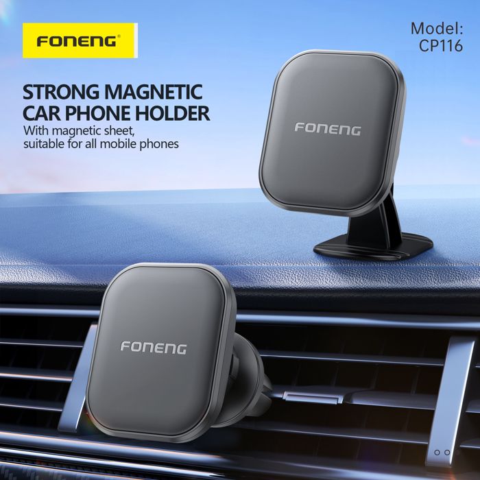 Support de téléphone magnétique pliable rotatif à 180 degrés support de voiture à ventouse pour tableau de bord