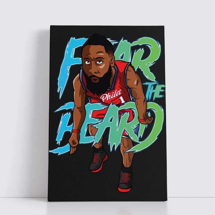 Tableau NBA sur Toile – Affiche Murale 25x40 cm avec Équipes et Joueurs Légendaires du Basket 261