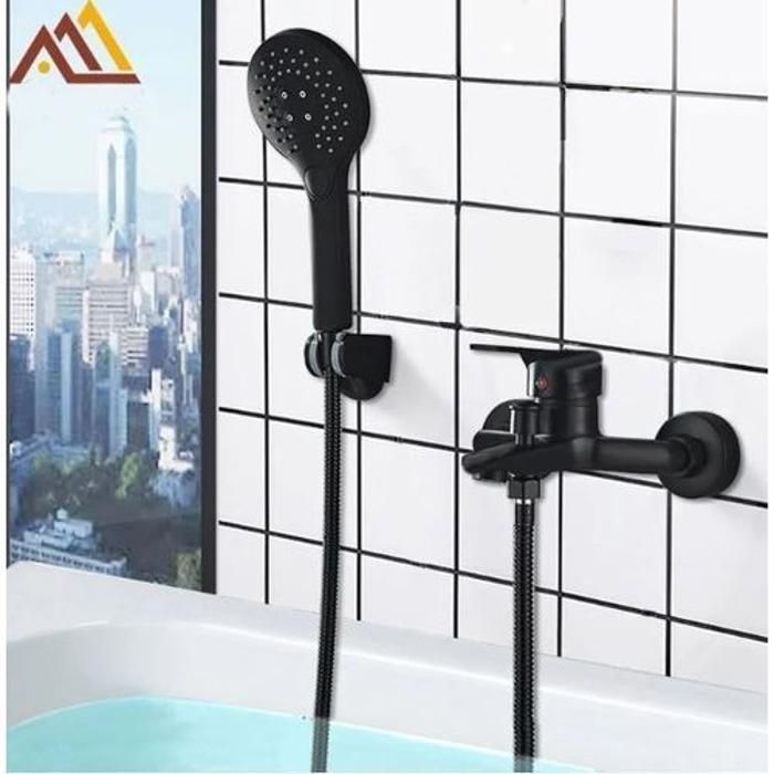 Faucet Robinet baignoire eau chaude froide mitigeur Pro Black pour salle de bain