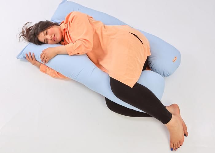 Coussins de grossesse géant bleu
