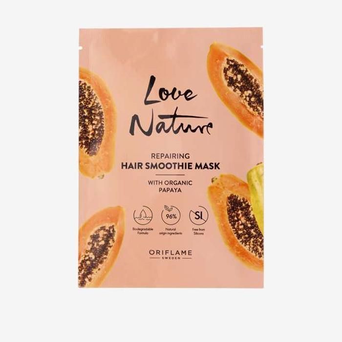 Masque Smoothie - ORIFLAME - Réparateur Cheveux - Extrait de Papaye - 30 ml - Tous Types de Cheveux