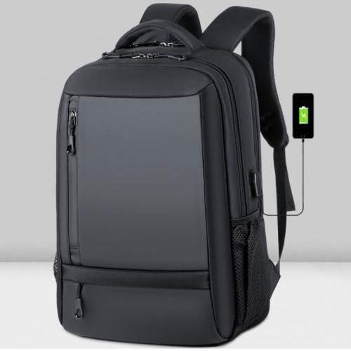 Sac a Dos PC, Cartable classique pour Voyage, Affaire, bag Scolaire, port USB