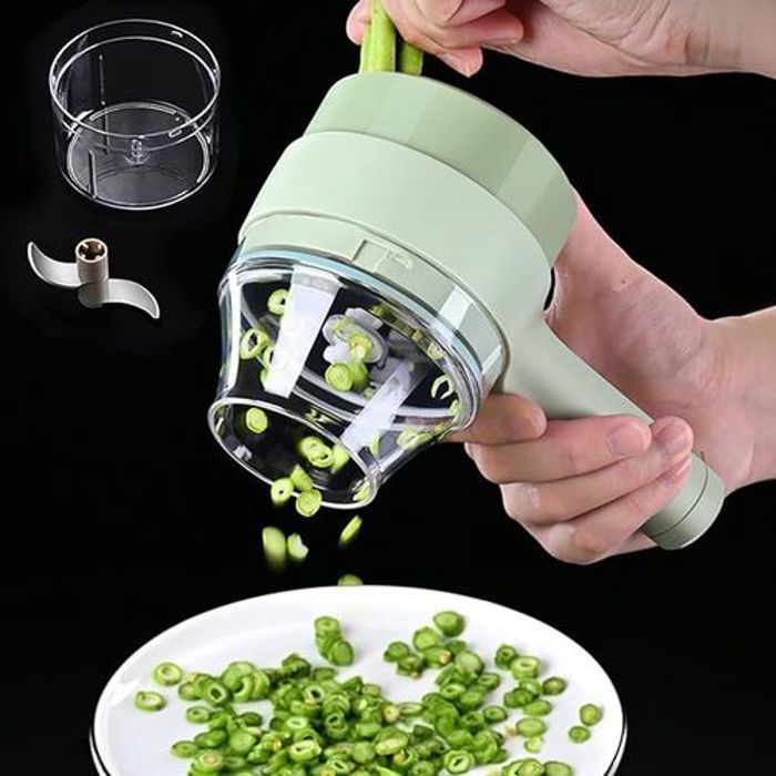 Ensemble de coupeur de légumes électrique ,Coupeur d'ail portable