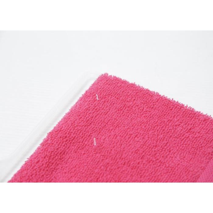Serviette à main - DOLORES - Rose - 30x30 cm - 400g - Coton naturel