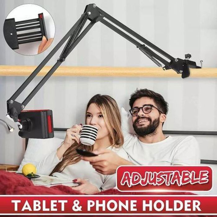 Support Flexible Professionnel Pour Tablette et Smartphone Avec Fixation Sur Lit Bureau