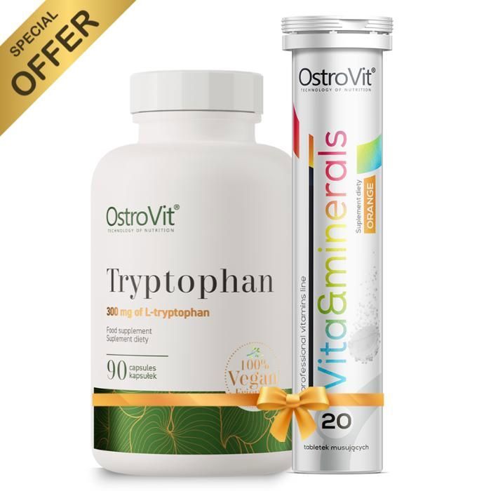 Pack Tryptophane 90 Caps + Vitamins and Minerals 20Tabs