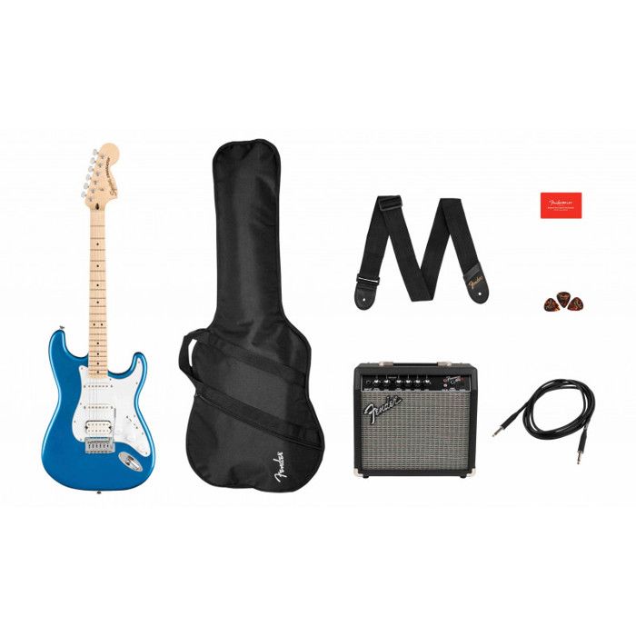 Guitare électrique - Squier - Affinity Stratocaster HH - Corps léger - Manche confortable - Ampli inclus