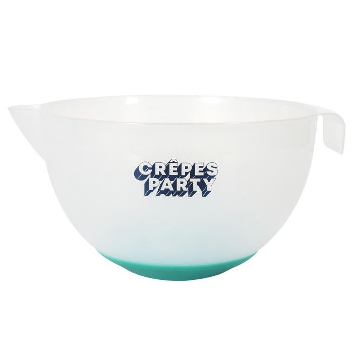 Bol Mélangeur "Chandeleur" 3L Transparent & Vert