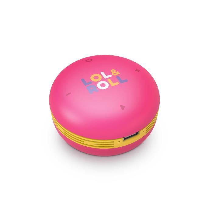 Enceinte portable Bluetooth - Energy Sistem - Lol&Roll Pop - 5 W - Volume limité - Sangle détachable
