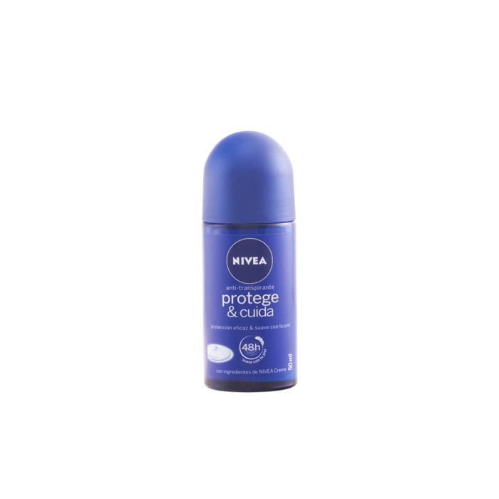 Déodorant Roll On - NIVEA - PROTEGE & CUIDA - 50ml - Sans alcool - Femme