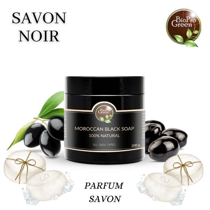 Savon Noir - BIOPROGREEN - Sbone béldi - 200g - Sans alcool - Parfumé