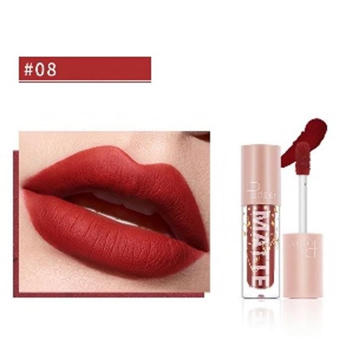 PUDAIER Matte Lasting Lip Gloss 08 RETRO RED - 3.5g