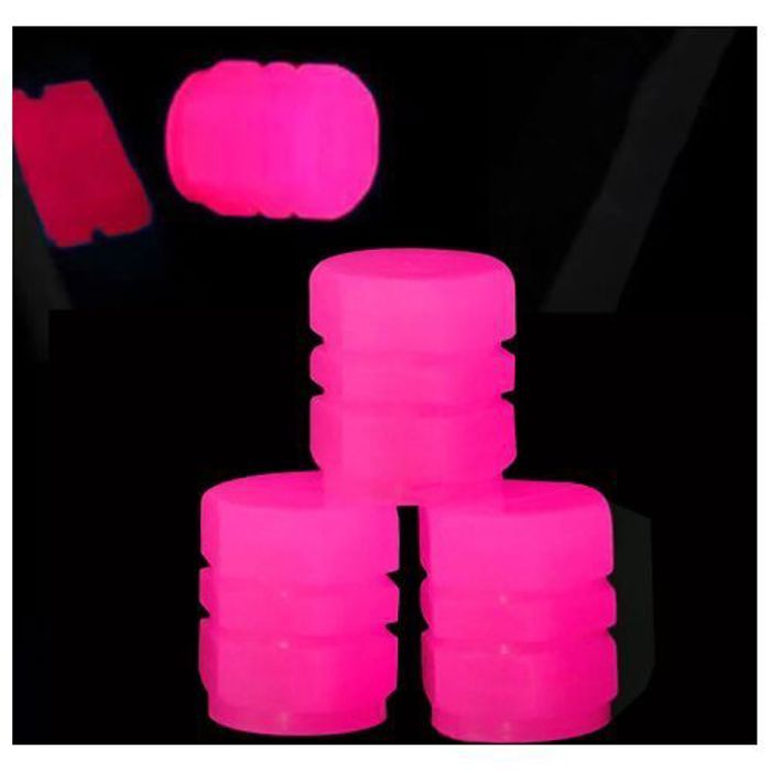 Bouchons de valve - Shoous Opathy - 8 Pcs - Rose - Universel - Résistant à l'eau