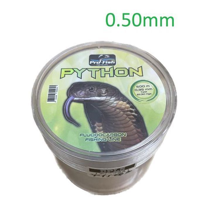 Fil de pêche - PROFISH - PYTHON - Fluorocarbone 500M - 0.50mm - 36.5Kg
