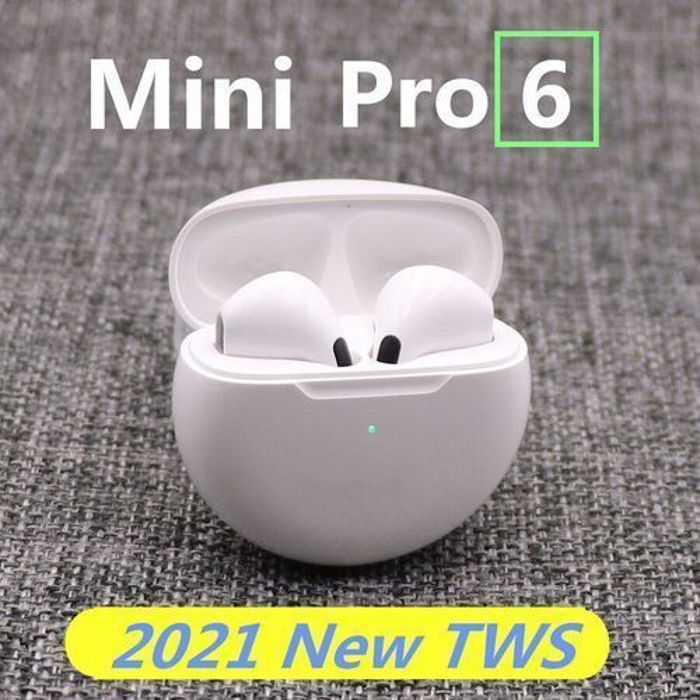 TWS Pro 6 Écouteurs stéréo Sans Fil, Touch Control V5.1 IOS Et Android