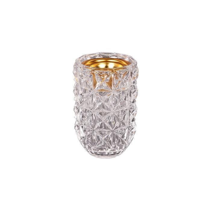 Brûleur d'encens - VIRA - 8x8x14cm - Design élégant - Cylindrique - Ambiance apaisante