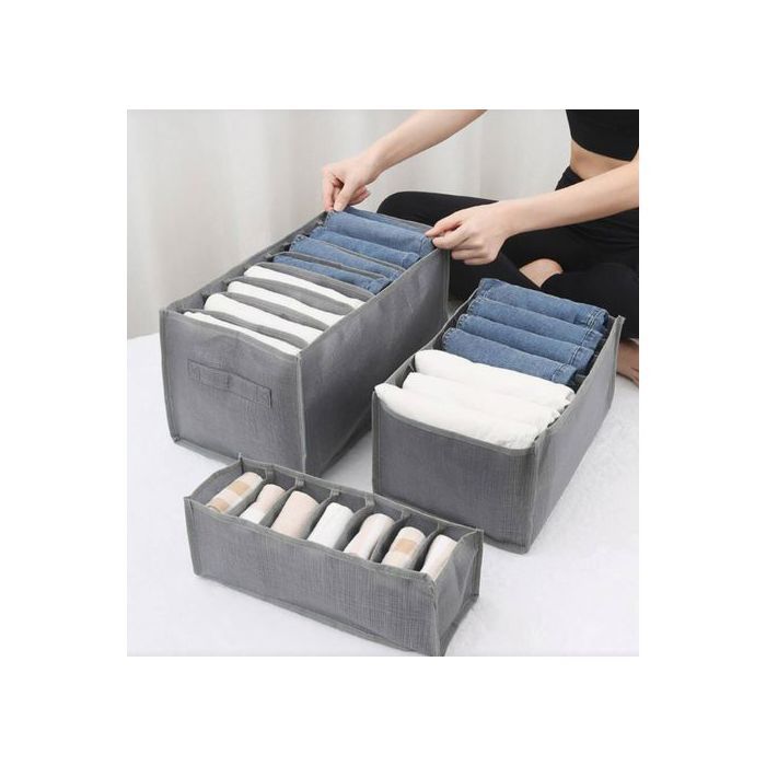 boîtes de rangement pour vêtements 3pcs