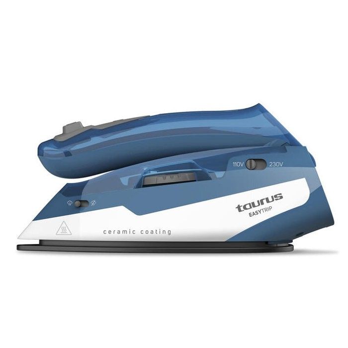 Fer à repasser - TAURUS - EasyTrip - Bivoltage 120-240V - 900-1100W - Semelle céramique