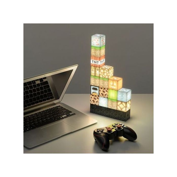 Les blocs de construction Paladon Minecraft éclairent 16 blocs lumineux avec base rocheuse