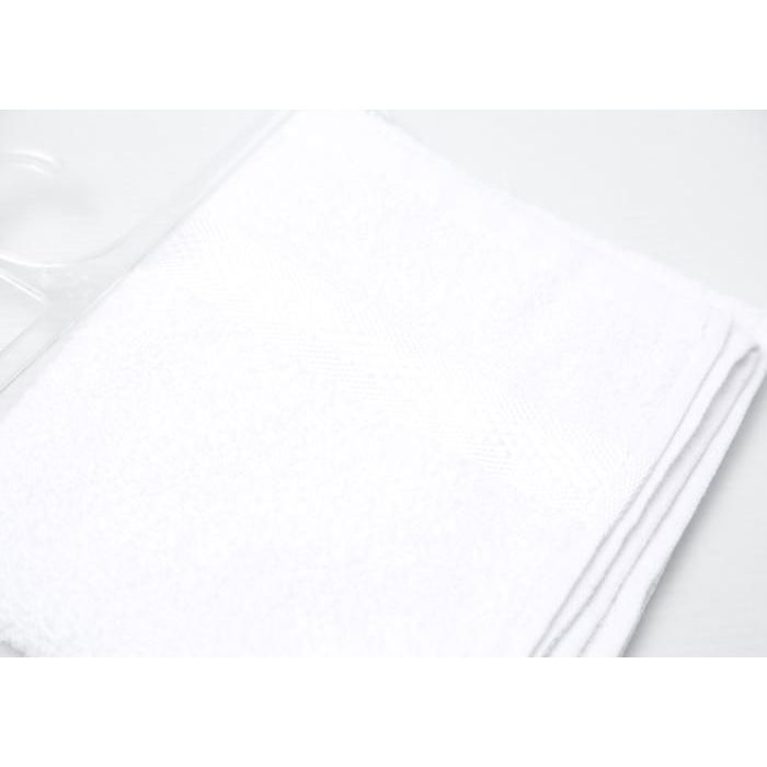 Serviette - Jouhara - 30x50 cm - Blanc - 400g/m² - Coton naturel