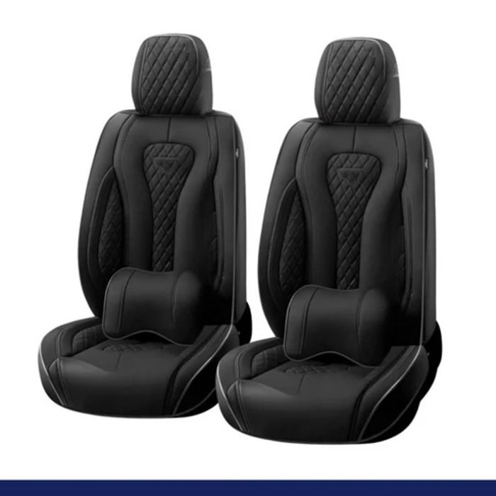 Housses de voiture - Caldos - Lux 1225 - Cuir de luxe - Noir - Confort optimal
