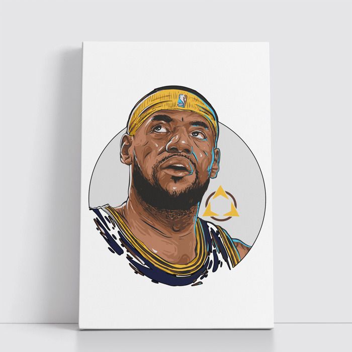 Tableau NBA sur Toile – Affiche Murale 25x40 cm avec Équipes et Joueurs Légendaires du Basket 32