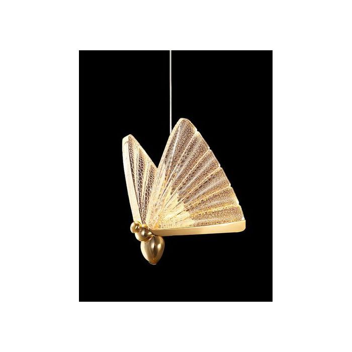 Suspension LED Papillon triple lumiére jaune , blanc , neutre
