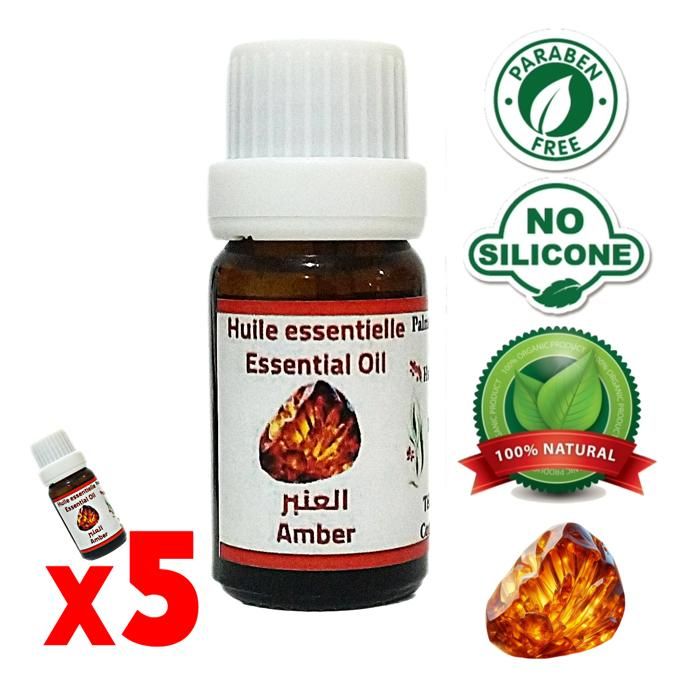 Huile Essentielle d'ambre Essence amber fragrance 100% naturelle 50ml