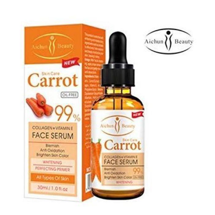 Sérum facial - AICHUN BEAUTY - CARROT - 30ml - Collagène - Vitamine E - Anti-âge