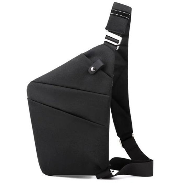 Sac à bandoulière antivol - GENERIC - Multifonction - Ergonomique - Léger - Noir
